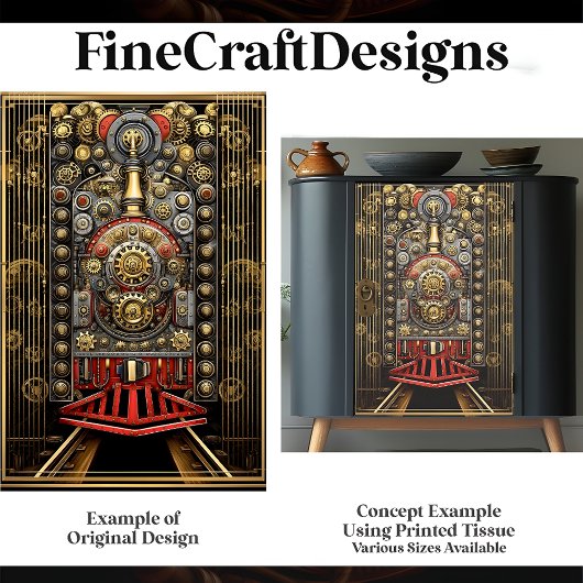 ステームパビクトリアンンク列車エンジンG8デクページ 薄葉紙