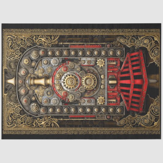 ステームパビクトリアンンク列車エンジンG8デクページ 薄葉紙 (正面)