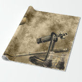 ステームパビクトリアンンク金ゴールド航海のヴィンテージ ラッピングペーパー (アンロールド)