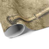 ステームパビクトリアンンク金ゴールド航海のヴィンテージ ラッピングペーパー (ロールコーナー)