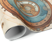 ステームパビクトリアンンク ラッピングペーパー (ロールコーナー)