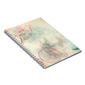 ステームパビクトリアンンク |水彩パステルグランジホテル ノートブック (右側)