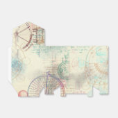 ステームパビクトリアンンク |水彩パステルグランジホテル フェイバーボックス (折り畳みなし)