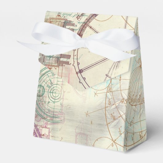 ステームパビクトリアンンク |水彩パステルグランジホテル フェイバーボックス (正面サイド)