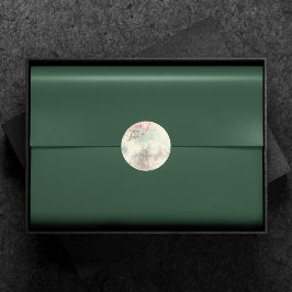 ステームパビクトリアンンク |水彩パステルグランジホテル ラウンドシール