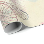 ステームパビクトリアンンク |水彩パステルグランジホテル ラッピングペーパー (ロールコーナー)