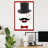 ステームパビクトリアンン紳士の抽象芸術ポスター ポスター (ホームオフィス)