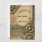 ステームパビクトリアンン結婚ク・ガルワークは無事だ 招待状 (正面)