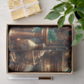 ステームパンクお洒落チビクトリアンプムンクデクページ 薄葉紙 (ギフト)