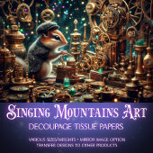 ステームパンクお洒落チビクトリアンプムンクデクページ 薄葉紙