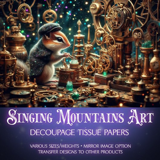 ステームパンクお洒落チビクトリアンプムンクデクページ 薄葉紙