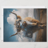 ステームパンクお洒落ハイランドスクラップブック紙 (裏面)