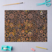 ステームパンクすごいカラフルラスティギア 薄葉紙 (クラフト)