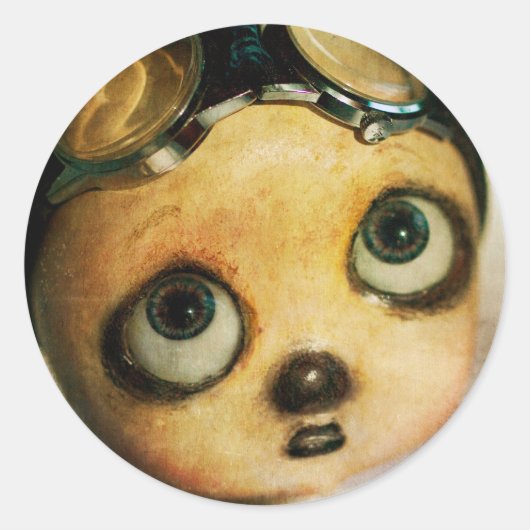 ステームパンクのシール ラウンドシール (正面)