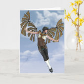 ステームパンクもしノテカードを飛ぶことができた カード (黄色い花)