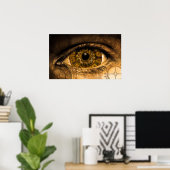 ステームパンクアイギアヴィンテージ ポスター (ホームオフィス)