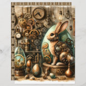 ステームパンクイースターエフエマラスクラップブック紙 (正面/裏面)