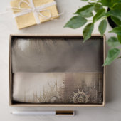 ステームパンクウーマン2デコページ紙 薄葉紙 (ギフト)