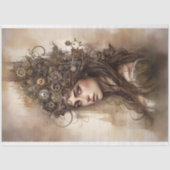 ステームパンクウーマン2デコページ紙 薄葉紙 (正面)