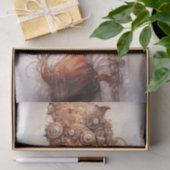 ステームパンクウーマン5デコページ紙 薄葉紙 (ギフト)