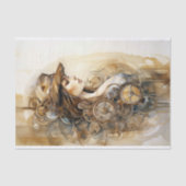 ステームパンクウーマン6デコページ紙 薄葉紙 (正面)