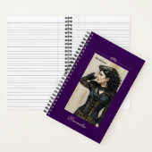 ステームパンクエレガントヴィンテージブラックパープルジャーナル ノートブック (内側)