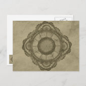 ステームパンクオーナメントデザインアート ポストカード (正面/裏面)