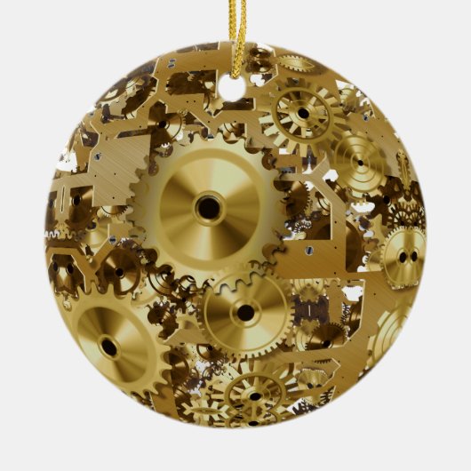 ステームパンクオーナメント セラミックオーナメント (正面)