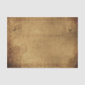 ステームパンクオールドギア産業ヴィンテージ 薄葉紙 (正面)