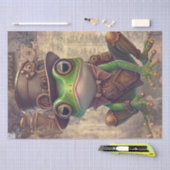 ステームパンクカエル 薄葉紙 (クラフト)