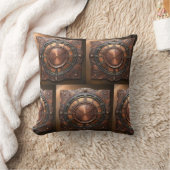 ステームパンクカッパータイム顔 クッション (ブランケット)