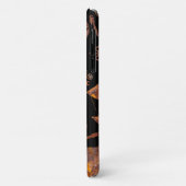 ステームパンクカラフルラスティ飛行船名前をカスタムする Case-Mate iPhoneケース (裏面/左)