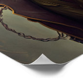 ステームパンクキツネウォールアート ポスター (角)