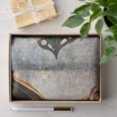 ステームパンクキツネポートレートデクページ紙 薄葉紙 (ギフト)