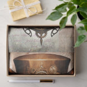 ステームパンクキツネ4ポートレートデクページ紙 薄葉紙 (ギフト)