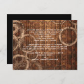 ステームパンクギアダマスクストライプのゴシック招待状 招待状 (正面/裏面)