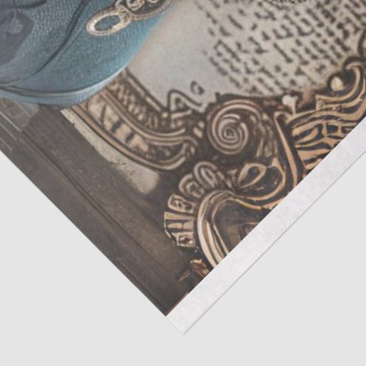 ステームパンクギアティール(緑がかった色)ガールデクページ 薄葉紙 (詳細)