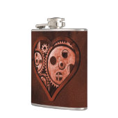 ステームパンクギアハート フラスク (左)
