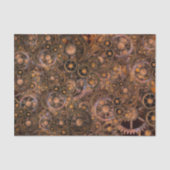 ステームパンクギア産業ヴィンテージラステッド 薄葉紙 (正面)