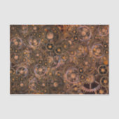 ステームパンクギア産業ヴィンテージラステッド 薄葉紙 (正面)