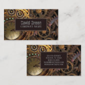 ステームパンクギア産業建築整備士 名刺 (正面/裏面)