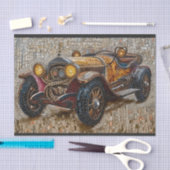 ステームパンククラシックカームッセリンフェイクモザイク027 薄葉紙 (クラフト)