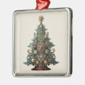 ステームパンククリスマスツリーオーナメント メタルオーナメント (左)