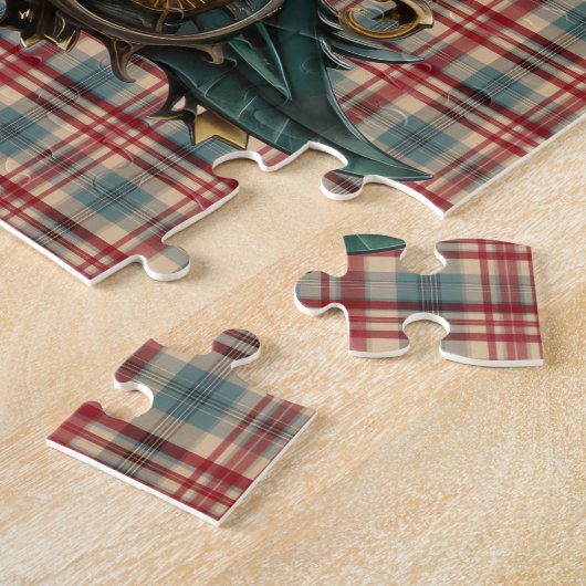 ステームパンククリスマスツリーパズル ジグソーパズル (側面)