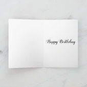 ステームパンククロック&ギア誕生日 カード (内部)