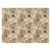 ステームパンクグランジ素朴時計(11) テーブルクロス (正面(横))