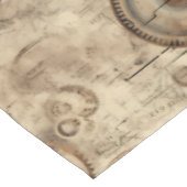 ステームパンクグランジ素朴時計(11) テーブルクロス (アングル)