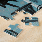 ステームパンクコラージタイムトラベラー ジグソーパズル (側面)