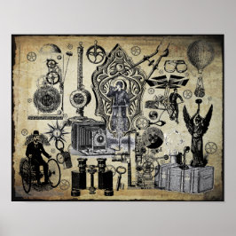 ステームパンクコラージュ#3 ポスター