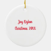 ステームパンクサンタ セラミックオーナメント (裏面)